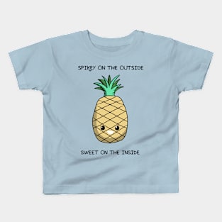 Spikey on the outside Kids T-Shirt